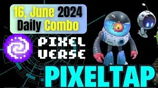 16 June 2024 Latest, Pixel Tap Daily Combo by Pixelverse, #pixeltap #dailycombo #pixelverse