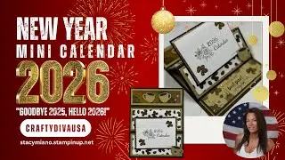 Mini Desk Calendar Tutorial | Easy Paper Craft Project
