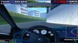 Need for Speed III Hot Pursuit - Lamborghini Diablo SV at Atlantica - Hot Pursuit