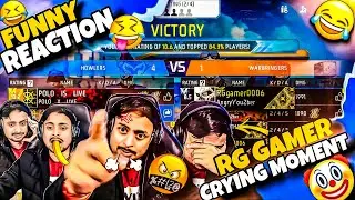 RG GAMER FULLY ANGRY AFTER 4-1 👿 WATCH IF YOU REALLY WANT TO LAUGH 🤣 FREE FIRE  ⁨@RGGamerLive