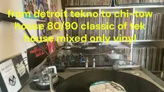 #djmixed #technodetroit #madmikemusik #chicagohouse  #80stechno #80chicagohouse #vinylcollection