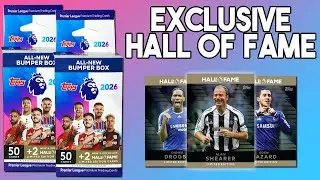 NEW HALL OF FAME BUMPER BOX TOPPS PREMIER LEAGUE 2026 COLLECTION