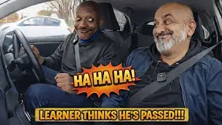 HE THINKS HE PASSED !!!
