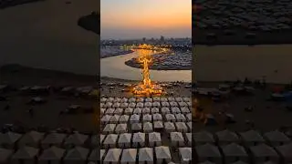 AI-generated video of a tour of the Prayagraj Magh Mela #prayagraj #vlog #youtubeshorts @YouTube