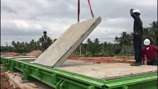 De-moulding of Precast Elements.