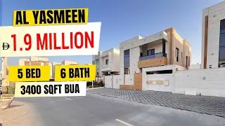 Brand New 5 Bedroom Villa for Sale in Al Yasmeen, Ajman