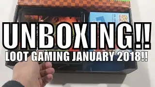 UNBOXING JANUARY 2018 LOOT CRATE in 4K!! - Dominique Digital this week