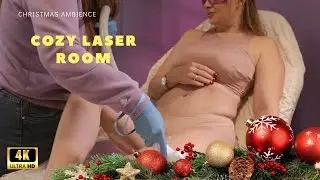 Christmas Laser Epilation ✨ Cozy Beauty Atmosphere & Soft Holiday Music | Winter Skincare Mood