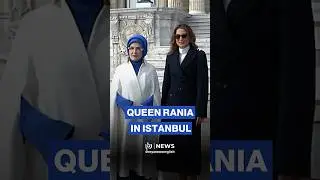 Queen Rania Meets with Turkish First Lady Emine Erdogan in Istanbul
