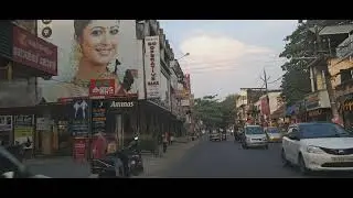 Car Trip Inside North Paravur Town in Ernakulam, Kerala