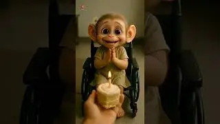 poor baby monkey #trending #cartoon #ytshorts #motivation #viral