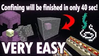 Самый простой способ сделать клетку Shulker Mob Switch 【Урок】 #minecraft #マイクラ