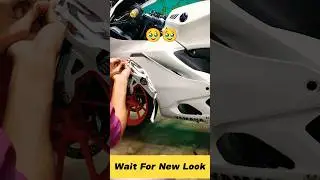 Yamaha R15 v4 Warp  Sticker Removing 🥹