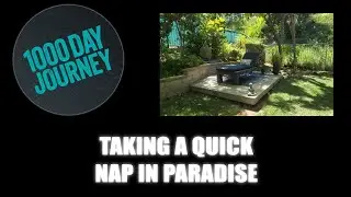 1000 Day Journey 0742 Taking a Quick Nap in Paradise