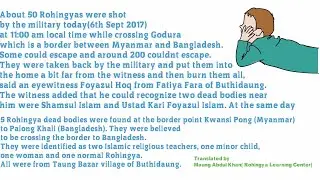 5 Rohingya dead bodies found near Bangladesh Naaf River Bank | Video with English subtitle |Genocide
