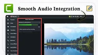 Как добавить звук в Camtasia (Свойства звука)