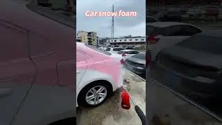 Car wash in a large parking lot #carwash #detailing #asmr