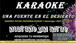 KARAOKE UNA FUENTE EN EL DESIERTO SIN INTRO