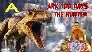 Playing Ark 's Hardest Mod - The HUNTED for 100 days in Island | Live