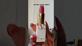 Valentino Rossi Lip Swatch on Dark Skin #lipswatch #shorts #valentino