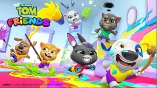 MY TALKING TOM FRIENDS NEW STICKER BOOK COMPLETED FUNNY 😂🤣 HD GAMEPLAY episode 5