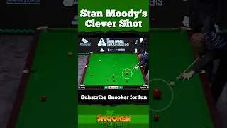 Stan Moody's Clever Shot| #shorts #youtubeshorts #trending #snooker #ding #juddtrump #ronnie