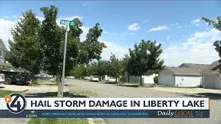 Hail storm leaves cars, homes damages in Liberty Lake