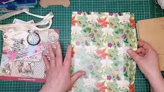 Happy Mail - Plans for my next Junk Journal - Alice in Wonderland and waffle...