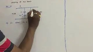Pulse & Digital circuits - Non Linear wave shaping - Clipping at two levels - example 2