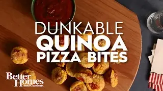 Dunkable Quinoa Pizza Bites