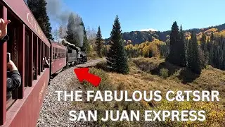 Живописная железная дорога Cumbres & Toltec, экспресс San Juan: от Чамы до перевала Cumbres в ваг...