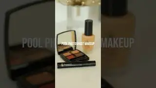 Poolside Glam using Roushe renaissance producfs #makeup #photoshoot #grwm