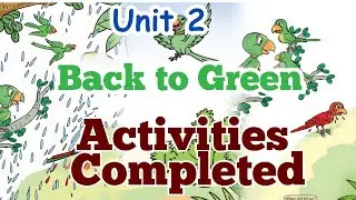 Beehive|Unit 2|ACTIVITY BOOK|Back to Green|Activities completed|Class 1|