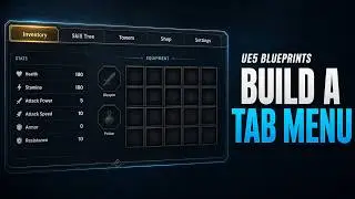 Unreal Engine 5 - Widget Tutorial : Build a Tab Menu