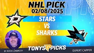 Dallas Stars vs San Jose Sharks 2/8/25 NHL Pick Prediction