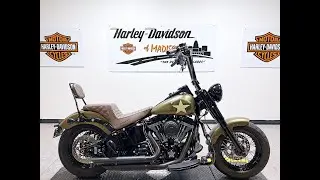 2016 SOFTAIL SLIM FLSS OLIVE GOLD DENIM 011854E