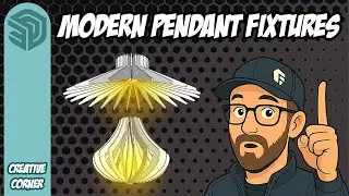 How to Design Modern Pendant Lights in Sketchup | Creative Corner