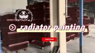 Transformer radiator painting#powertransformer #transformer #factory #electricaltransformer #foryou
