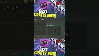 I OPENED THE BEST CRATES IN THE GAME EVER! (ALL PURPLE CRATES) #ldoe #lastdayonearth #shorts #gaming
