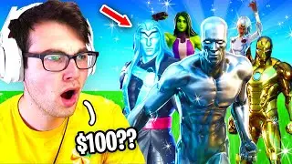 I Hosted a SEASON 4 SKINS ONLY Tournament for $100 in Fortnite... (so sweaty)