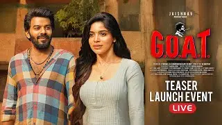GOAT Movie Teaser Launch Event LIVE | Sudigali Sudheer | Divya Bharathi | Anurag Kulkarni