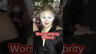 The Worst Celebrity Makeup Fails #shorts #celebrity #celebrities