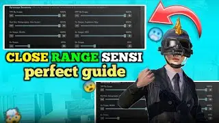 Best Close Range Sensitivity | Perfect Gyro Sensi Guide🔥🔥  