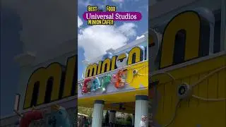 Orlando Universal Studios! Best Food! Minion Cafe Restaurant! #universalparks #food #shortvideo