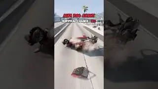 SURVIVAL RATE #videos #carcrash #survivalgame #skills #test #crash #car #sky #gta5