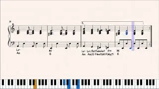 DIECI RAGAZZE - LUCIO BATTISTI - ACCOMPAGNAMENTO PIANISTICO