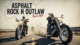 Asphalt Rock N Outlaw 🎸 Music Rock n roll | Full Throttle Rock Brigade