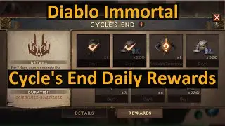 Diablo Immortal Cycle End Free Daily Rewards