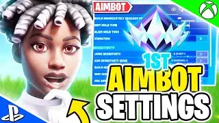 The #1 RANKED Controller Players Settings Feel Like HACKING 🎯😈 (500% Aim Assist✅)