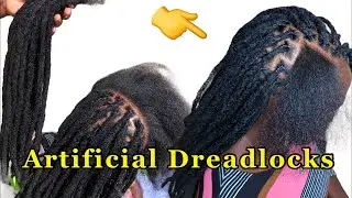 How to Fix Artificial Dreadlocks as Faux Locs | Easy To Unfix
